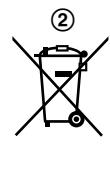 PANASONIC VL-SWD501UEX - Avis aux utilisateurs concernant la collecte et l'élimination des batteries et des appareils électriques et électroniques usagés - 2