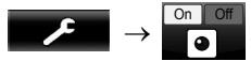 PANASONIC VL-SWD501UEX - Turning off camera sensor detections for specified periods of time (main monitor only) - 1
