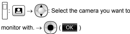 : →: Select the camera you want to monitor with. → ( OK )
