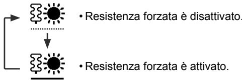 PANASONIC WHSDC07H3E5 - Selezionare per forzare l'attivazione della resistenza. - 1