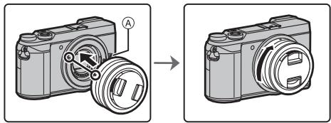 PANASONIC DMC-GX80 - Mise en place/retrait de l'objectif - 1