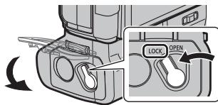 PANASONIC DMW-BGG1PP - Entfernen Sie den Akku-Griff von der Digital-Kamera - 3