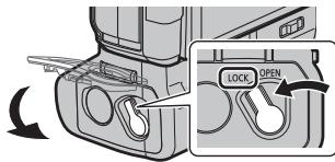 PANASONIC DMW-BGG1PP - Inserimento/Rimozione della batteria - 3