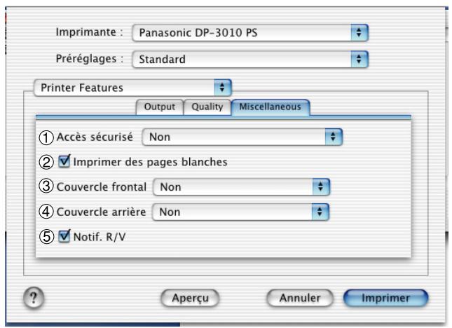 PANASONIC DP 1520P - Mac OS X - 1