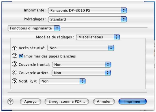 PANASONIC DP 1520P - Mac OS X - 2