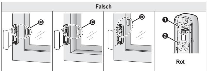 Falsch B C D 1 2 Rot