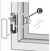 PANASONIC KX-HN6011JT - Example 1: installation sur le côté gauche d'une fenêtre - 4