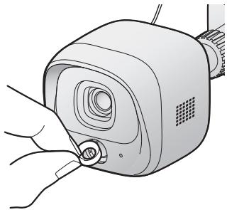 PANASONIC KX-HNC600EX1 - Entfernen Sie die befestigte Standardkappe. - 1