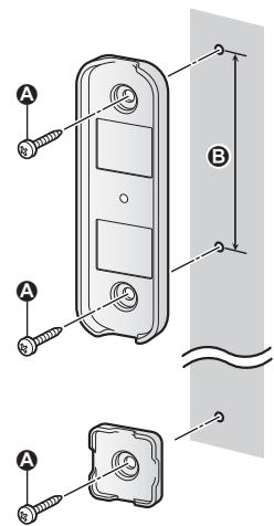 PANASONIC KX-HNS103EX1 - Fixation à l'aide des adaptateurs pour montage mural - 1