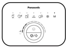 PANASONIC MX-ZX1800 - Druk op “  ” wonneer het blenderen compleet is. Verwijder de blenderbeker van de motorbehuizing en controllerer de conditie van het mengsel nadat het mes helemaal is gestopt met draaien. - 1