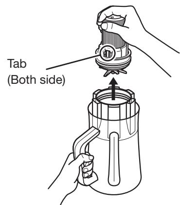 PANASONIC MX-ZX1800 - Disassembly and assembly of the blender jug base - 2