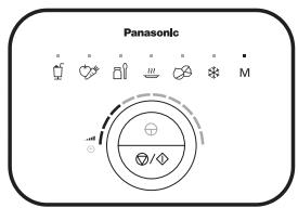 PANASONIC MX-ZX1800 - Pressez «  » lorsque le mélange est terminé. Retirez la carafe du boîtier du moteur et vérifie le mélange une fois que la lame ne tourne plus. - 1