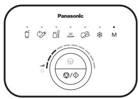 PANASONIC MX-ZX1800 - Press “  ” when blending is completed. Remove the blender jug from the motor housing and check condition of the mixture after blade is stopped rotating completely. - 1