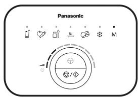 PANASONIC MX-ZX1800 - Premere il pulsante “  ” una volta ultimata la frullatura. Rimuovere il la caraffa del frullatore dall'alloggiamento motore e controllare lo stato del composto una volta che la lama è Completely ferma. - 1