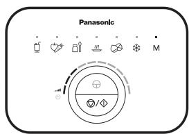 PANASONIC MX-ZX1800 - Drücken Sie „, wenn das Mixen abgeschlossen ist. Entfernen Sie den Mixbehälter vom Motorgehäuse und prufen Sie den Zustand der Mixtur, nachdem das Messer vollständig zum Stillstand gekommen ist. - 1
