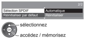 PANASONIC N2QAYB000752 - Réglages de sortie audio (pour les fichiers vidéo) - 2