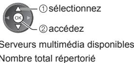 PANASONIC N2QAYB000752 - Sélectionnez le serveur multimédia auquel vous souhaitez accéder - 2