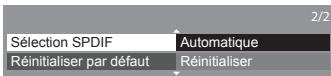 PANASONIC N2QAYB000752 - Sélectionnez [Sélection SPDIF] et réglez - 1