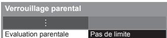 PANASONIC N2QAYB000752 - ■ Pour régler l’évaluation parentale - 1