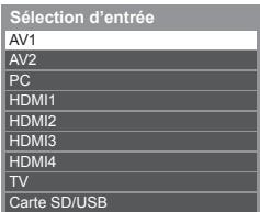 PANASONIC N2QAYB000752 - Sélectionnez le mode d'entrée de la connexion à l'appareil - 1