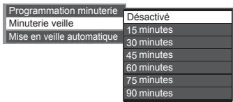 PANASONIC N2QAYB000752 - Sélectionnez [Minuterie veille] et définissez la durée par incréments de 15 minutes - 1