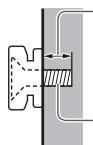 PANASONIC N2QAYB000752 - Applique de suspension au mur - 2