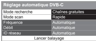 PANASONIC N2QAYB000752 - Réglez la Configuration auto (DVB-C) - 1