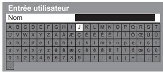 PANASONIC N2QAYB000752 - ■ Saisissez les caractères via le menu de saisie libre - 1