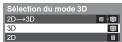 PANASONIC N2QAYB000752 - Permuter entre les modes 2D et 3D - 4
