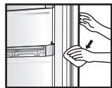 PANASONIC NR-BN30PGB - Joint d'ouverture de porte - 1