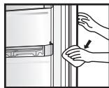 PANASONIC NR-BN30PGB - Turdichtungsöffnung - 1