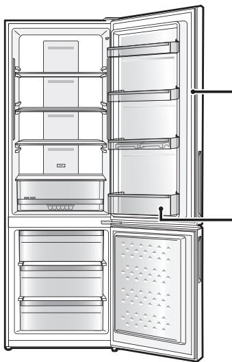 PANASONIC NR-BN30QGB - Allarme porta frigorifero - 1