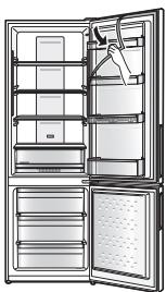 PANASONIC NR-BN30QGW - Informações sobre descarte em outros Países fora da União Europeia - 1