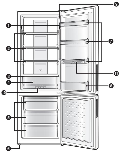 PANASONIC NR-BN30QGW - Komora zamrażarki - 2