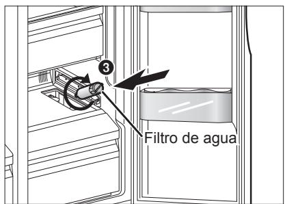 PANASONIC NR-BS53VX3 - Instalación del filtro de agua - 2