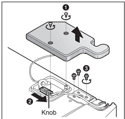 PANASONIC NR-BS53VX3 - Remove the door. - 1