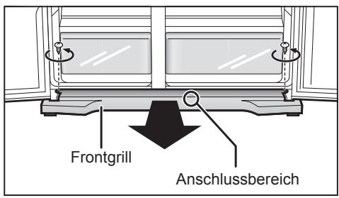 PANASONIC NR-BS53VX3 - Entfernen des Frontgrills - 1