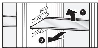 PANASONIC NR-BS53VX3 - Égoutoir et bac de récapération d'eau du distributeur eau/glace - 1