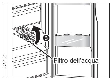 PANASONIC NR-BS53VX3 - Sostituzione del filtro - 2