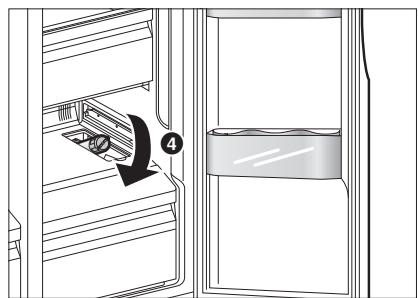 PANASONIC NR-BS53VX3 - Instalación del filtro de agua - 3