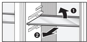 PANASONIC NR-BS53VX3 - Piastra di scarico e cassetta dell'acqua del dispenser di ghiaccio/acqua - 1