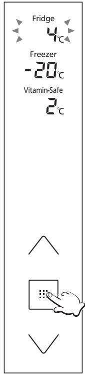 PANASONIC NR-BS53VX3 - Ajuste de la temperatura - 3