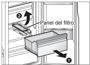 PANASONIC NR-BS53VX3 - Cómo cambiar el filtro - 1