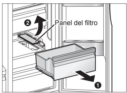 PANASONIC NR-BS53VX3 - Instalación del filtro de agua - 1
