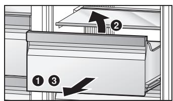 PANASONIC NR-BS53VX3 - Piastra di scarico e cassetta dell'acqua del dispenser di ghiaccio/acqua - 2