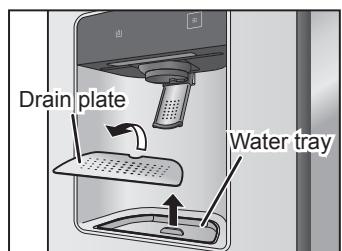 PANASONIC NR-BS53VX3 - Ice/Water dispenser drain plate and water tray - 7