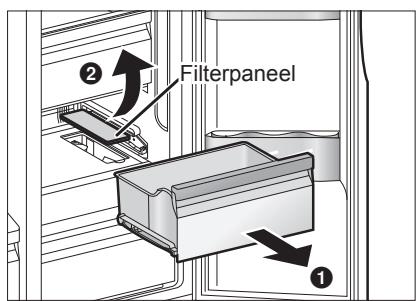 PANASONIC NR-BS53VX3 - Installeren van het waterfilter - 1