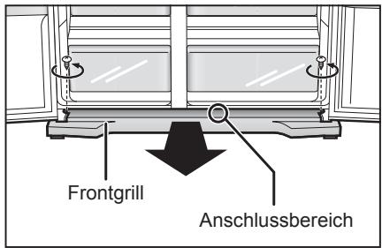 PANASONIC NR-BS53VX3 - Wiederanschlieben der Wasserzufuhrschläuche - 2