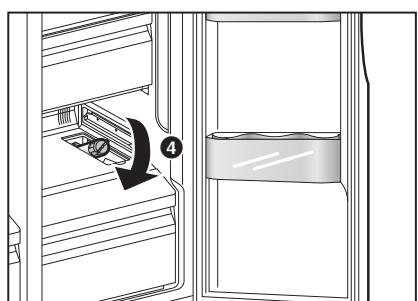 PANASONIC NR-BS53VX3 - Installing the water filter - 3
