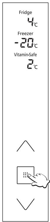 PANASONIC NR-BS53VX3 - Ajuste de la temperatura - 1